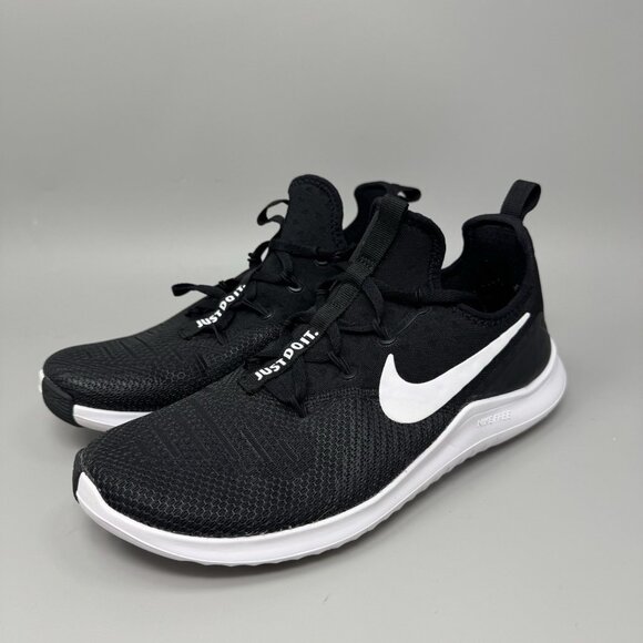 Nike Free TR 8 Womens Size 8.5 Black White Training Shoes Sneakers 942888-001 - Picture 3 of 9